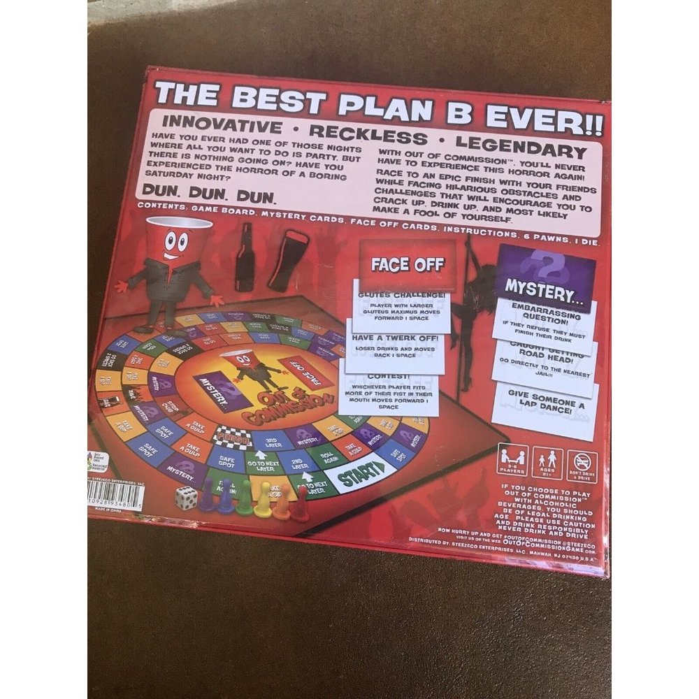 Out of Commission Party Board Game Innovative Reckless Legendary Drinking Adult - Picture 2 of 8